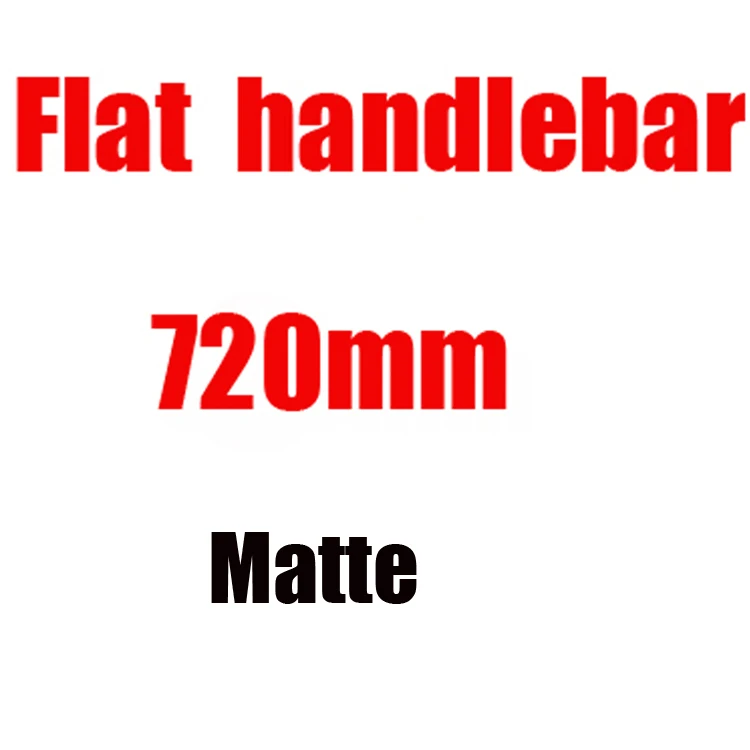 720mm matte MCFK углеродное волокно MTB для велосипедного руля 31,8 мм UD углеродный горный велосипед 4 зачесывать 9 прямая стреловидность матовый - Цвет: 720mm matte