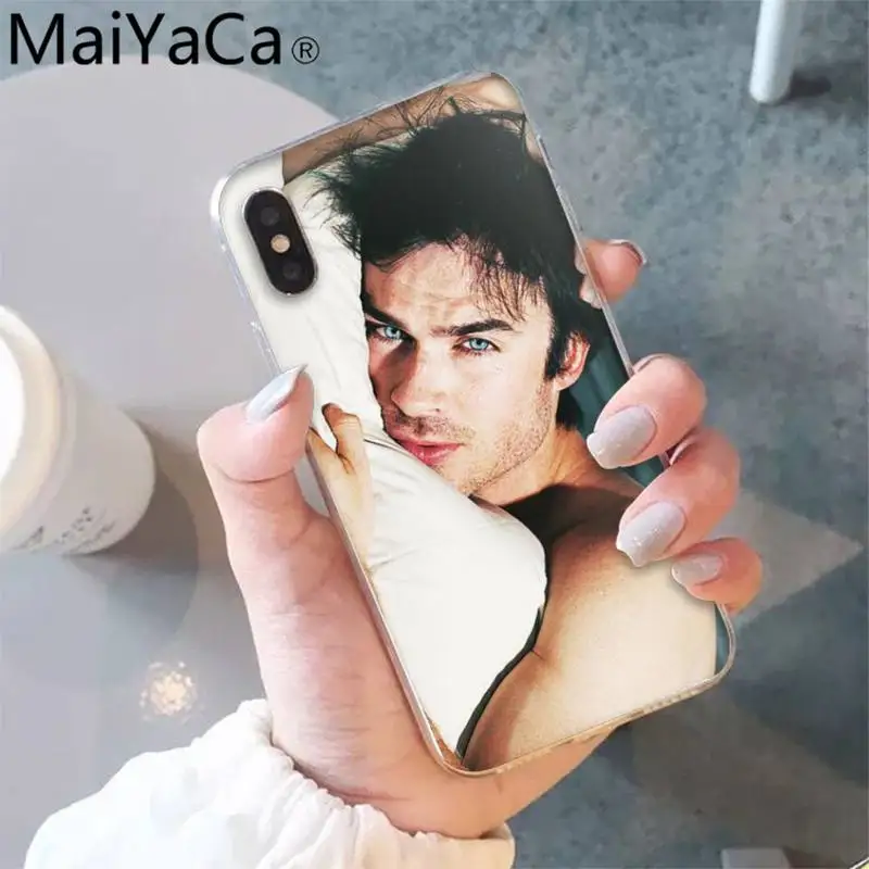 

MaiYaCa Serial drama the Vampire Diaries Phone Case shell for iPhone 5S 8 7 6 6S Plus X XS MAX 5 SE XR 12 11 pro promax fundas