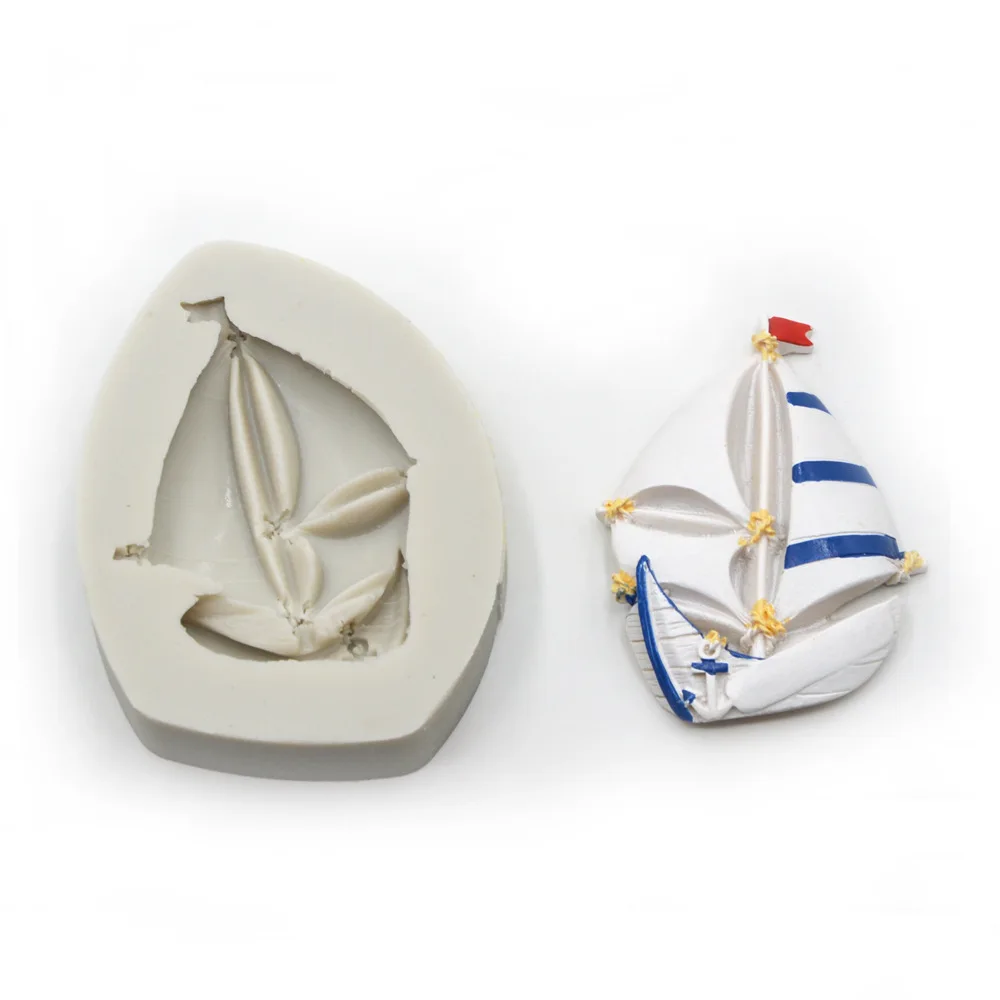 Пиратский корабль силиконовая форма для торта инструмент выпечка DIY помадки