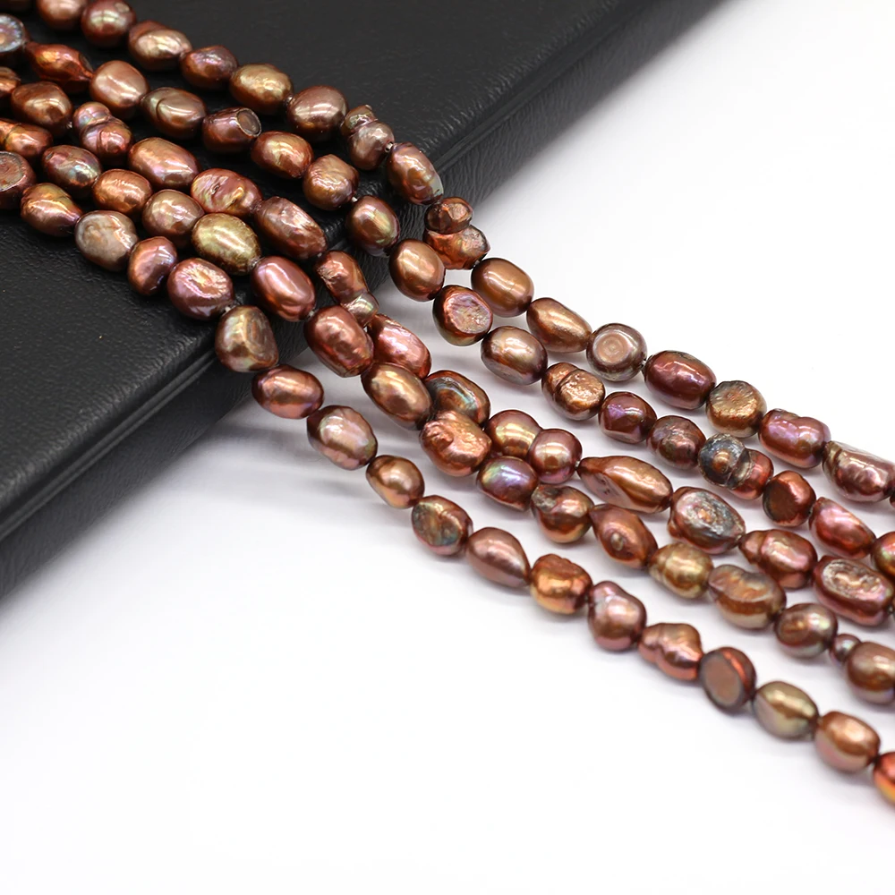 

36cm Natural Freshwater Pearl Irregular Shape Beaded Creative Making DIY Boutique Fashion Charm Necklace Bracelet Jewelry Gift