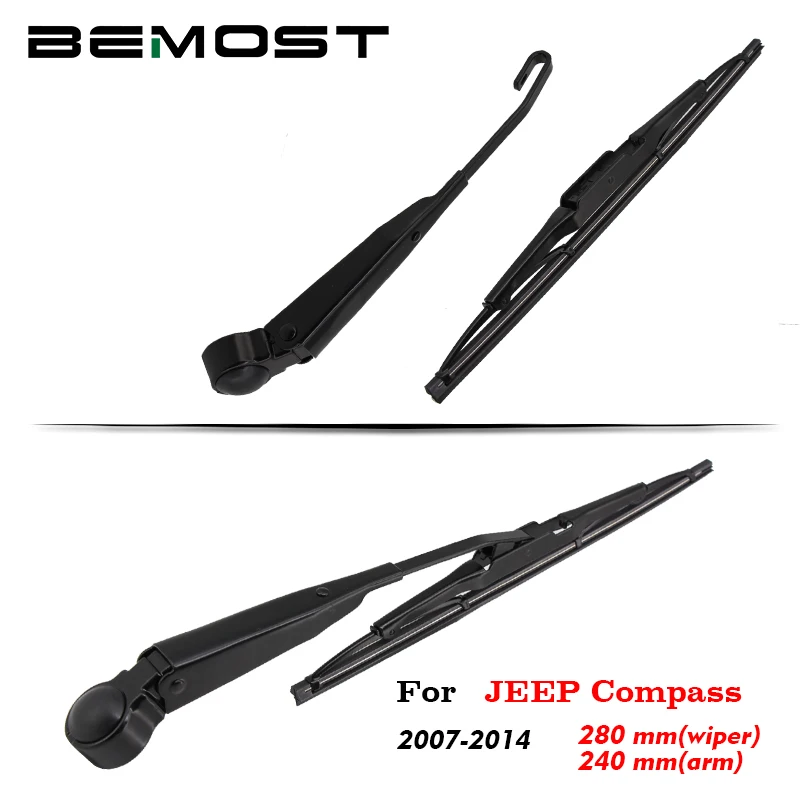 

Щетка стеклоочистителя BEMOST для лобового стекла автомобиля, Мягкая натуральная резина для Jeep Compass хэтчбека от 2007 до 2018