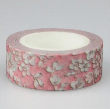 

Декоративная лента happy flower, 15 мм x 10 м (1 шт.)