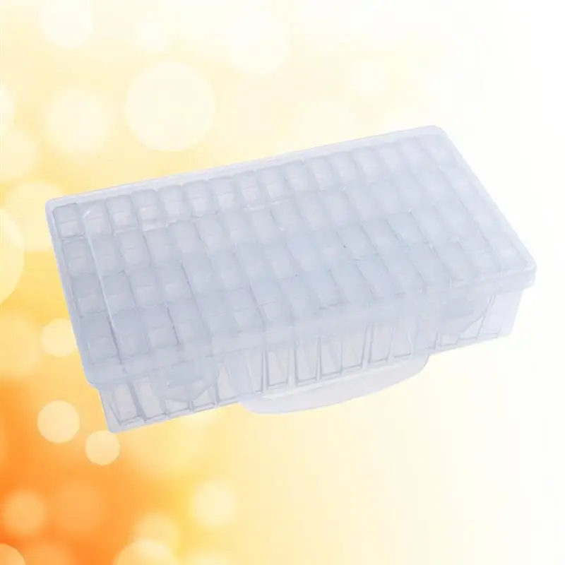 

64 Grids Clear Plastic Jewellery Box Organizer Storage Container With Removable Dividers Nail Art Beads Earrings Display Case