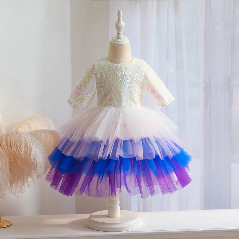 

Little girls dresses for party and wedding new 2021 toddler kids dresses for girls tutu children's party princess dress