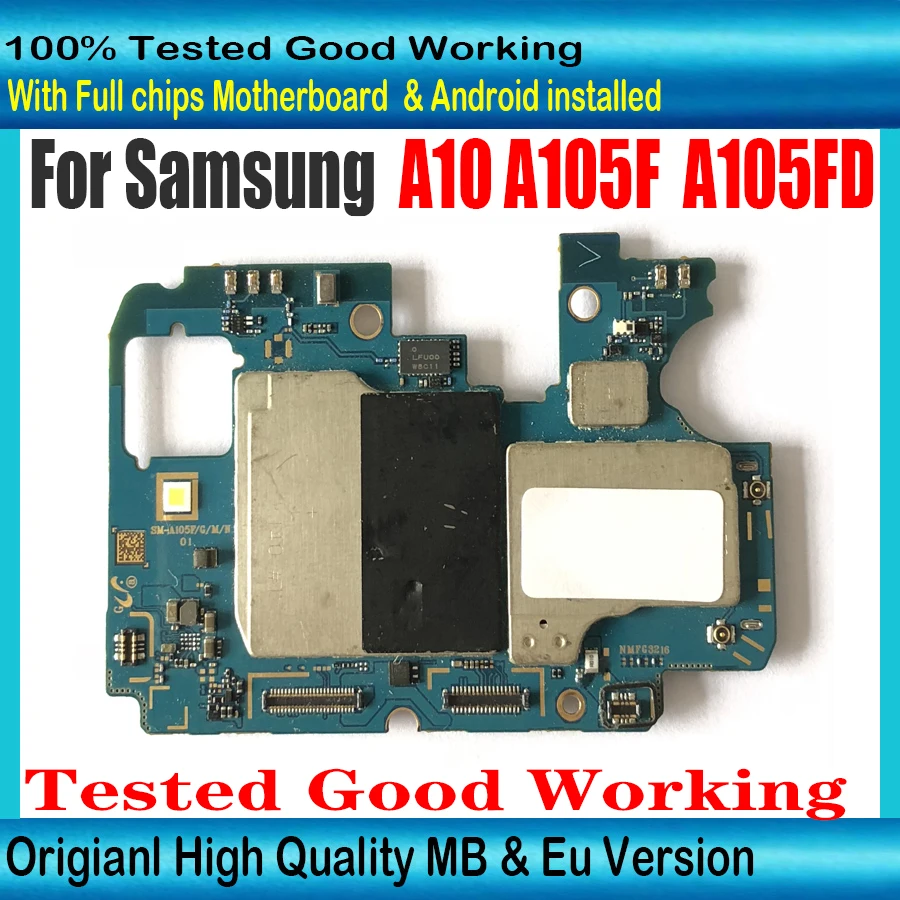 Оригинальная материнская плата HHX для Samsung Galaxy A10 A105F A105FD A105M A105G разблокированная 32