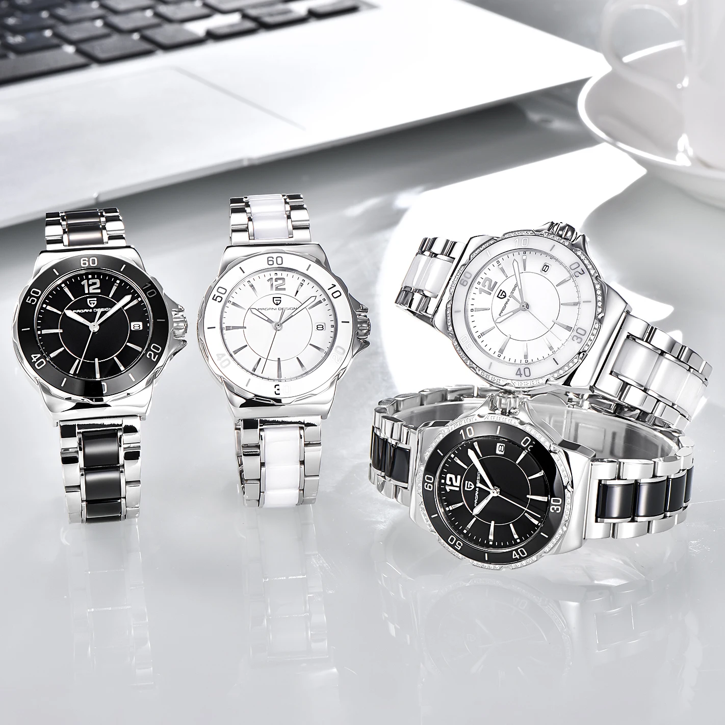 PAGANI DESIGN Women's Watches High Quality Ceramic Bracelet Women Watch Famous Luxury Brand Fashion Sport Clock Relogio Feminino |