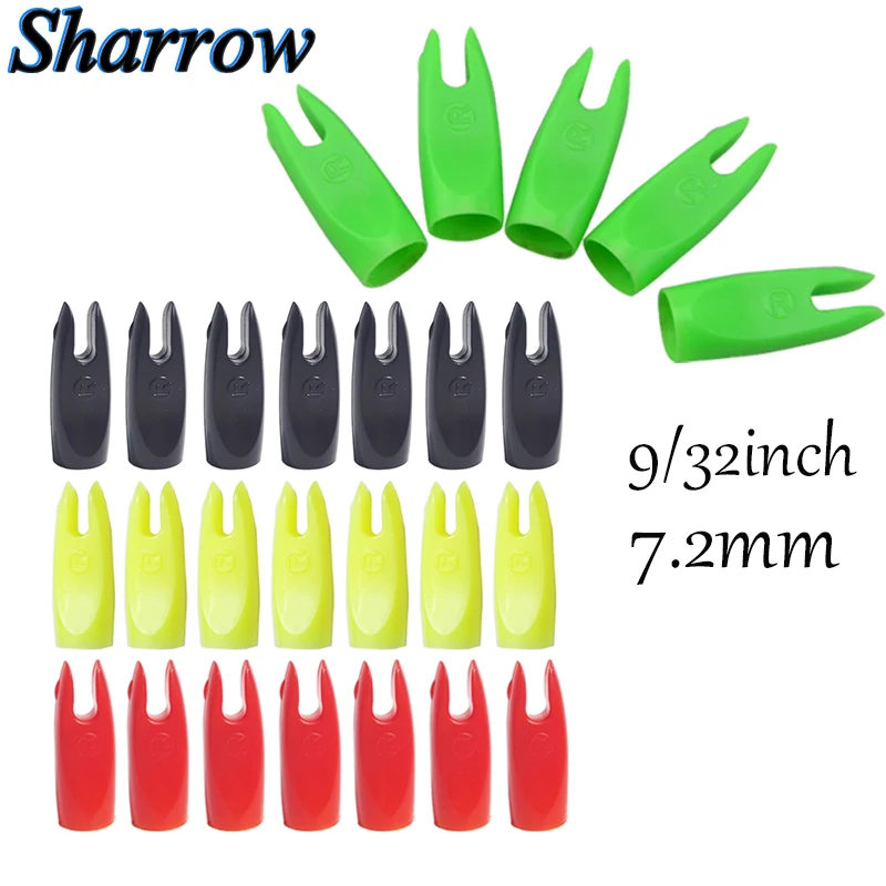 50 шт. стрелы для стрельбы из лука Nock наружного диаметра 7 2 мм конусная