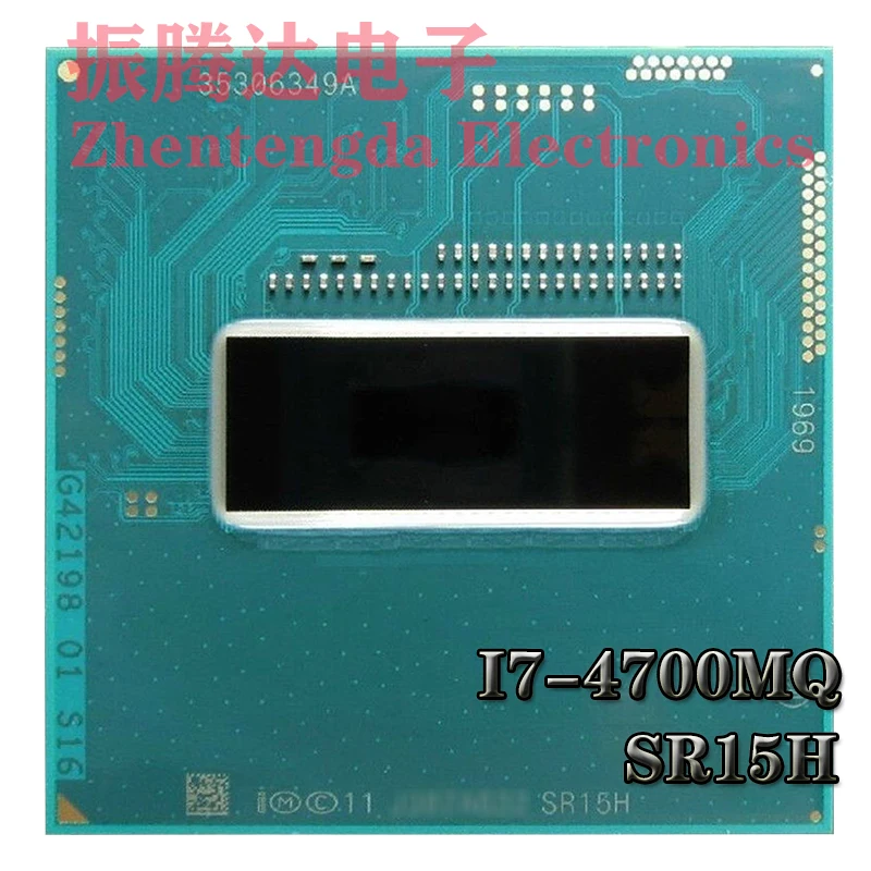 

Laptop CPU I7-4700MQ (SR15H) 2.4GHz 6MB 4 Core 8 Thread PGA 946 CPU Processor