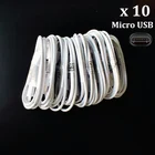 Кабель для зарядки Micro USB шт.упак., 10, мобильный телефон, 2A, для Xiaomi Redmi 6A, 5A, 4A, Note 6, 5, 4, 3, 2 Pro, 5 Plus, Meizu, OPPO
