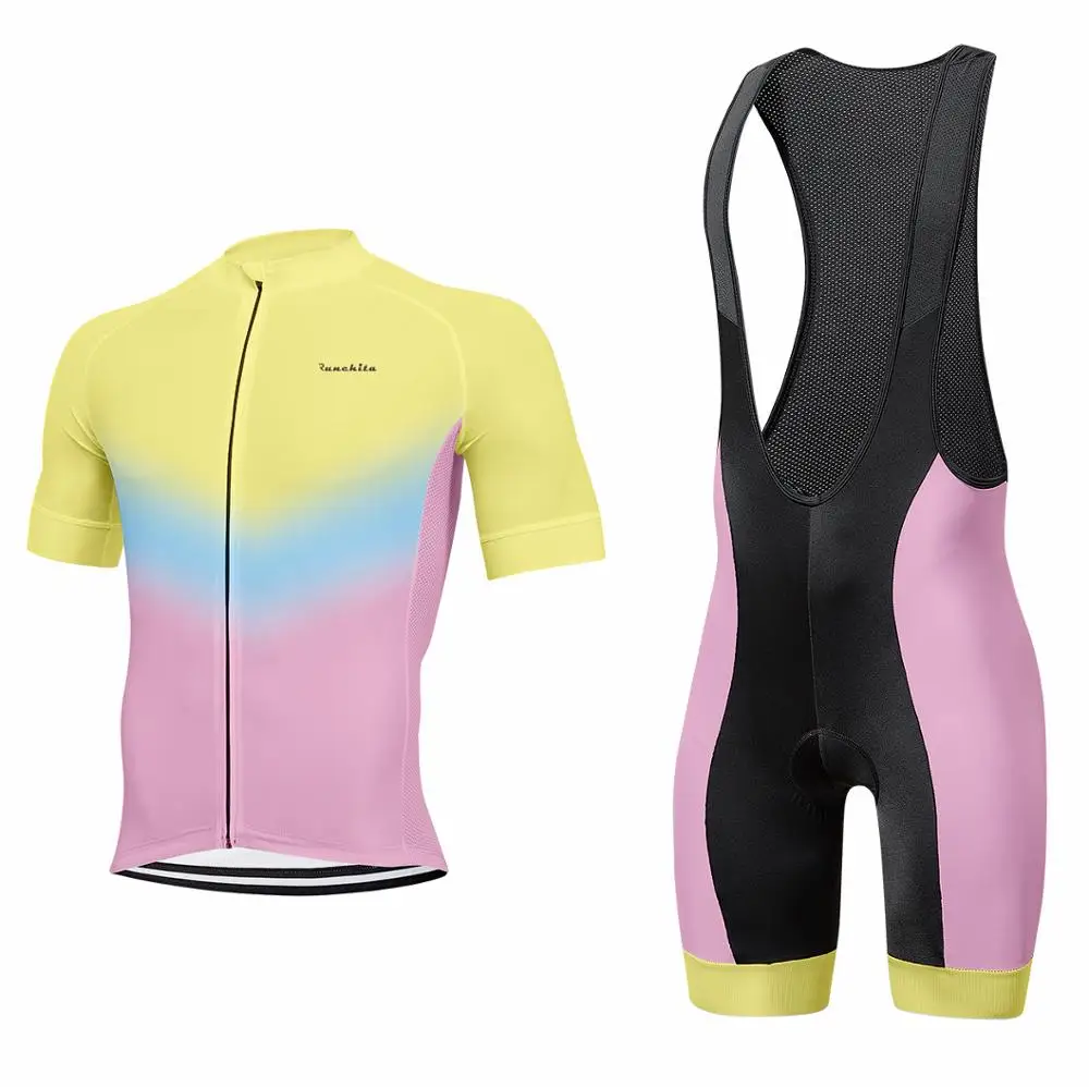 Модель 2020 года летний мужской комплект из Джерси с коротким рукавом Майо