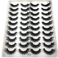 hbzgtlad 210 20 pairs 15 25mm natural 3d false eyelashes fake lashes makeup kit mink lashes extension mink eyelashes maquiagem