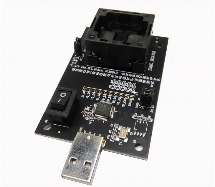 EMMC100 разъем USB интерфейс тестер BGA100 и ридер со вспышкой программатор eMMC eMCP серии