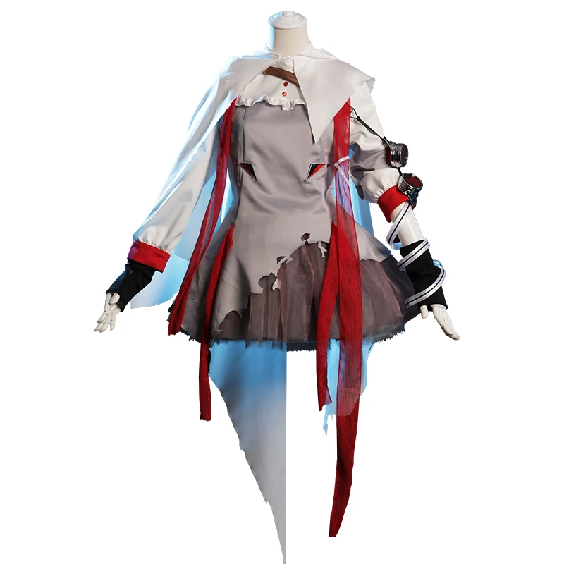 

Anime Arknights Eyjafjalla Cosplay Costume Little Sheep Dress Women Lovely Halloween Party Dress Christmas Fancy Costumes Outfit