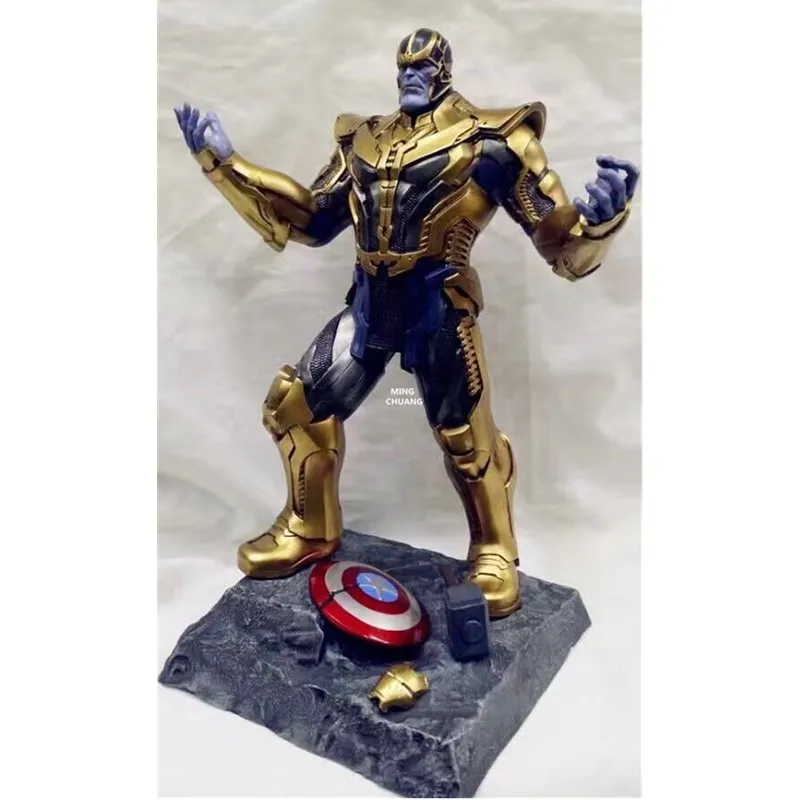 12&quot Thanos Statue Megamind Bust Cartoon Decoration Full-Length Portrait Christmas Present GK Action Figure Toy BOX 32CM V1122 | Игрушки и
