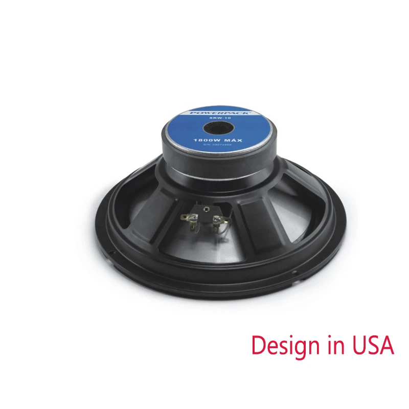 Новое поступление 10 дюймовый мощный красный автомобильный сабвуфер 1800 Вт 4 Ом