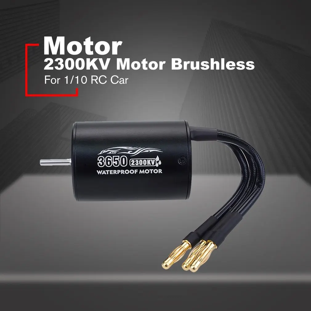 

SURPASS HOBBY 3650 Brushless Motor 2300KV Waterproof Sensorless Motor For 1/10 RC Car Truck Spare Parts Acessories