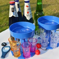 6 shot glass dispenser holder wine whisky beer dispenser rack bar accessory drinking party games glass dispenser drinking tools