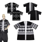 Костюм для косплея из аниме Токийский мстители, жакеты микей, Сано, манджиро, дрокен, японские, хаори, рюгуджи, Кен, искусственный парик на Хэллоуин