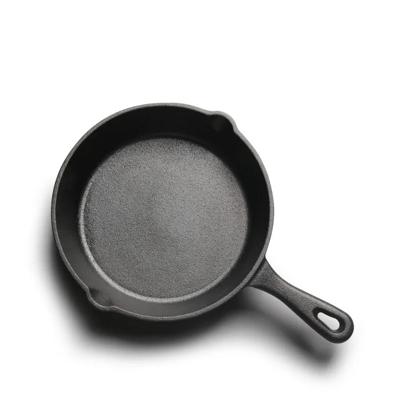 

14cm16cm20cm pan Cast iron pot small mini non-coated non-stick pot frying pan