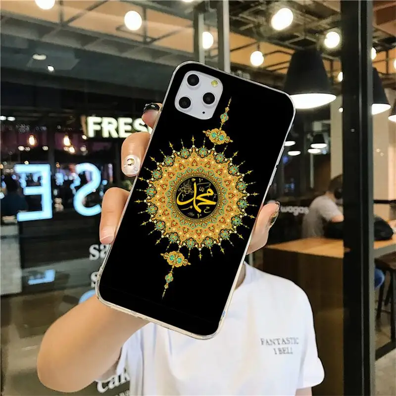 Muslim Islam Allah TPU black Phone Case Cover Hull for iPhone 11 pro XS MAX 8 7 6 6S Plus X 5S SE 2020 XR cover | Мобильные телефоны