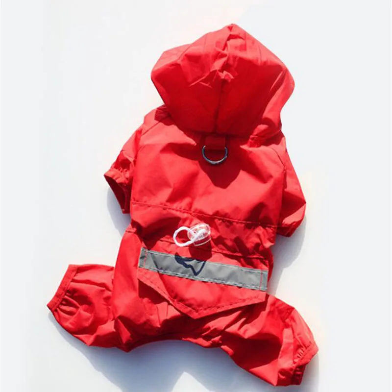 Светоотражающий комбинезон для питомцев дождевик двух футов аксессуары