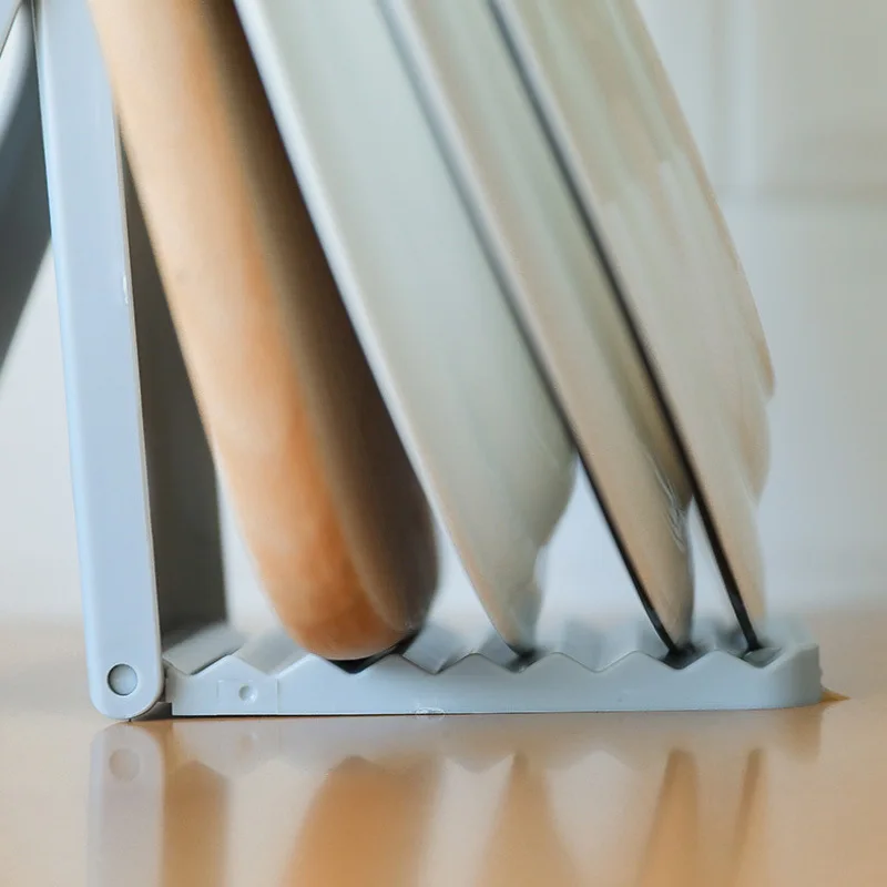 Multi-functional Plastic Pot Cover Rack Mobile Phone Bracket Foldable Bowl and Dish Kitchen Spatula Pad Storage Storag | Дом и сад