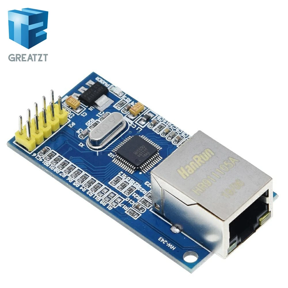 GREATZT W5500 Ethernet сетевой модуль оборудование TCP / IP 51 STM32 программа микроконтроллера