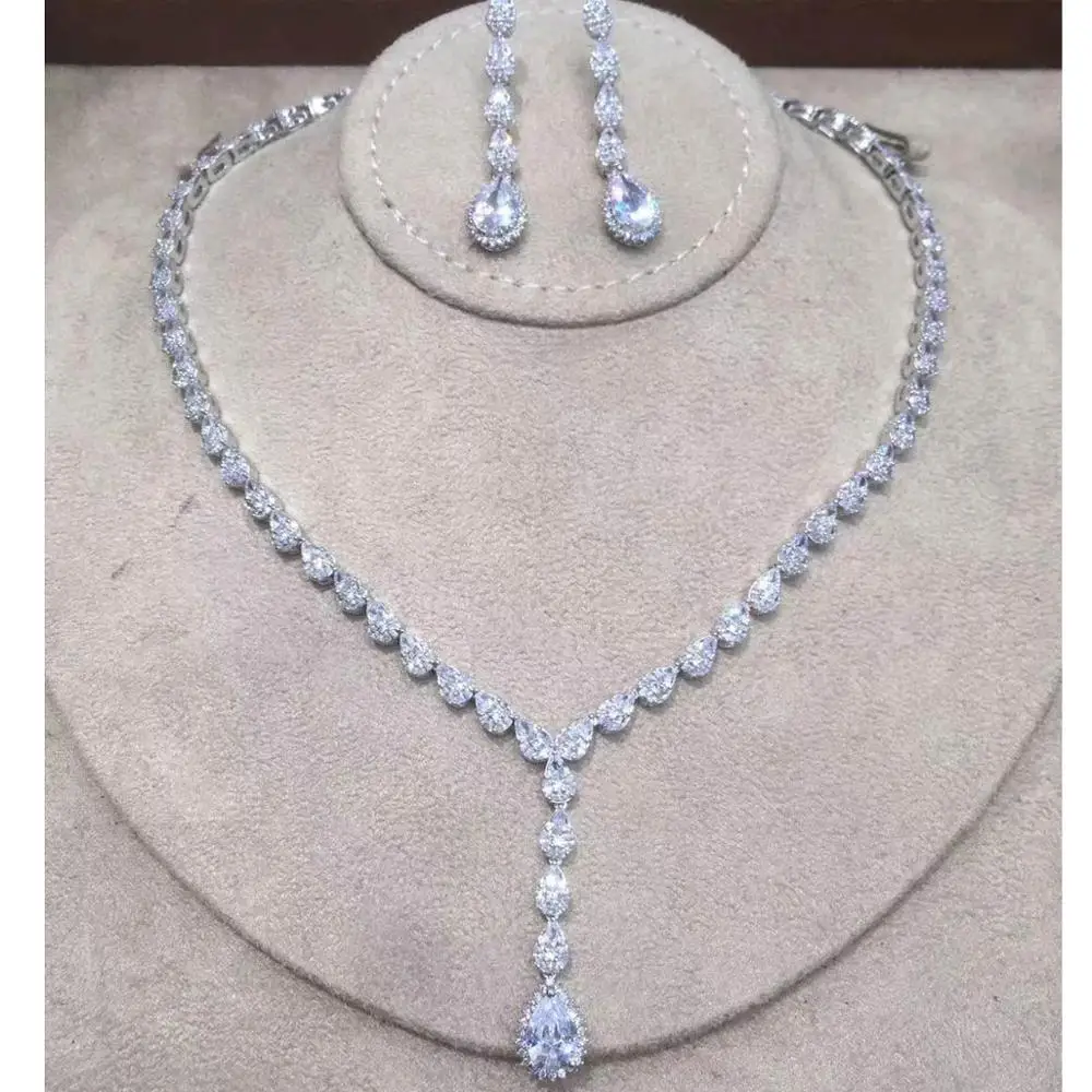 GODKI известный бренд 2019 очаровательные свадебные комплекты ювелирных изделий