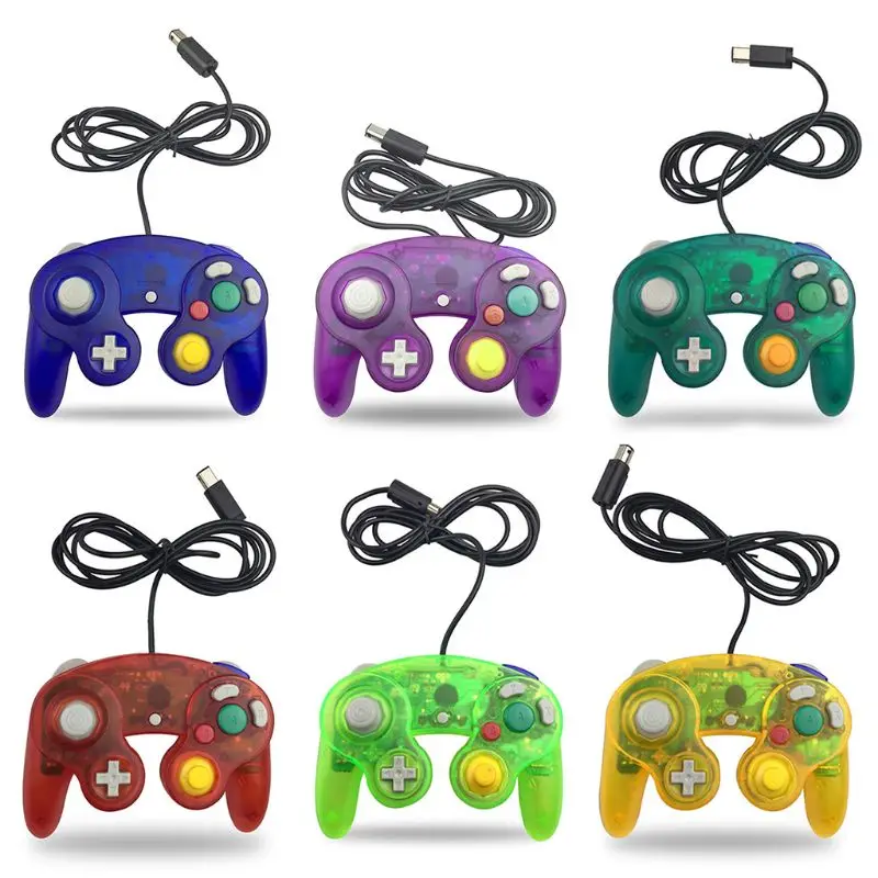 

Wired Gamepad Game joysticks Controller for Nintendo Wii Gamecube GC single point game vibration handle Games Accessories