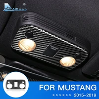 airspeed for ford mustang accessories 2015 2016 2017 2018 carbon fiber for ford mustang gt sticker car reading light lamp cover