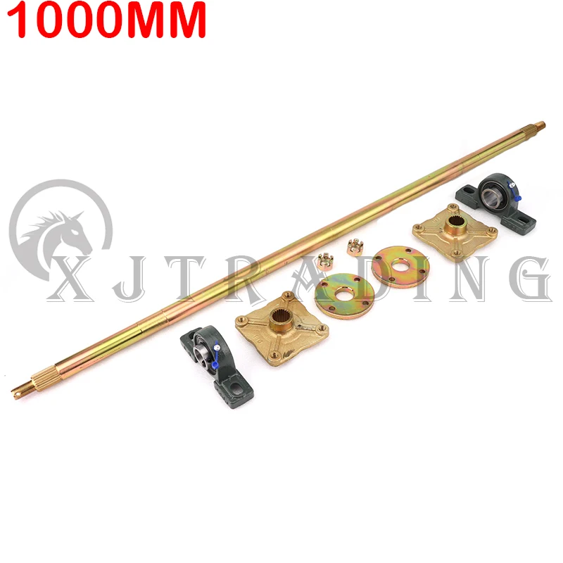 Задний мост в сборе с подшипником звездочки 4 отверстия 1000 мм|Детали и аксессуары