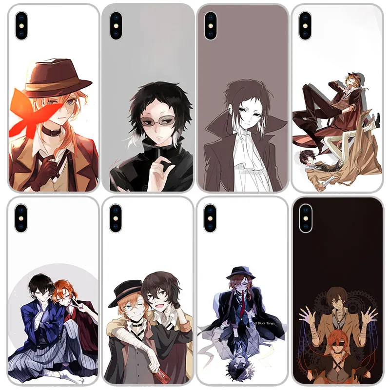 Мягкие силиконовые чехлы из ТПУ для собак Bungou Stray Dogs iPhone 11 Pro XS Max X XR 8 7 6S Plus 5s SE 4S