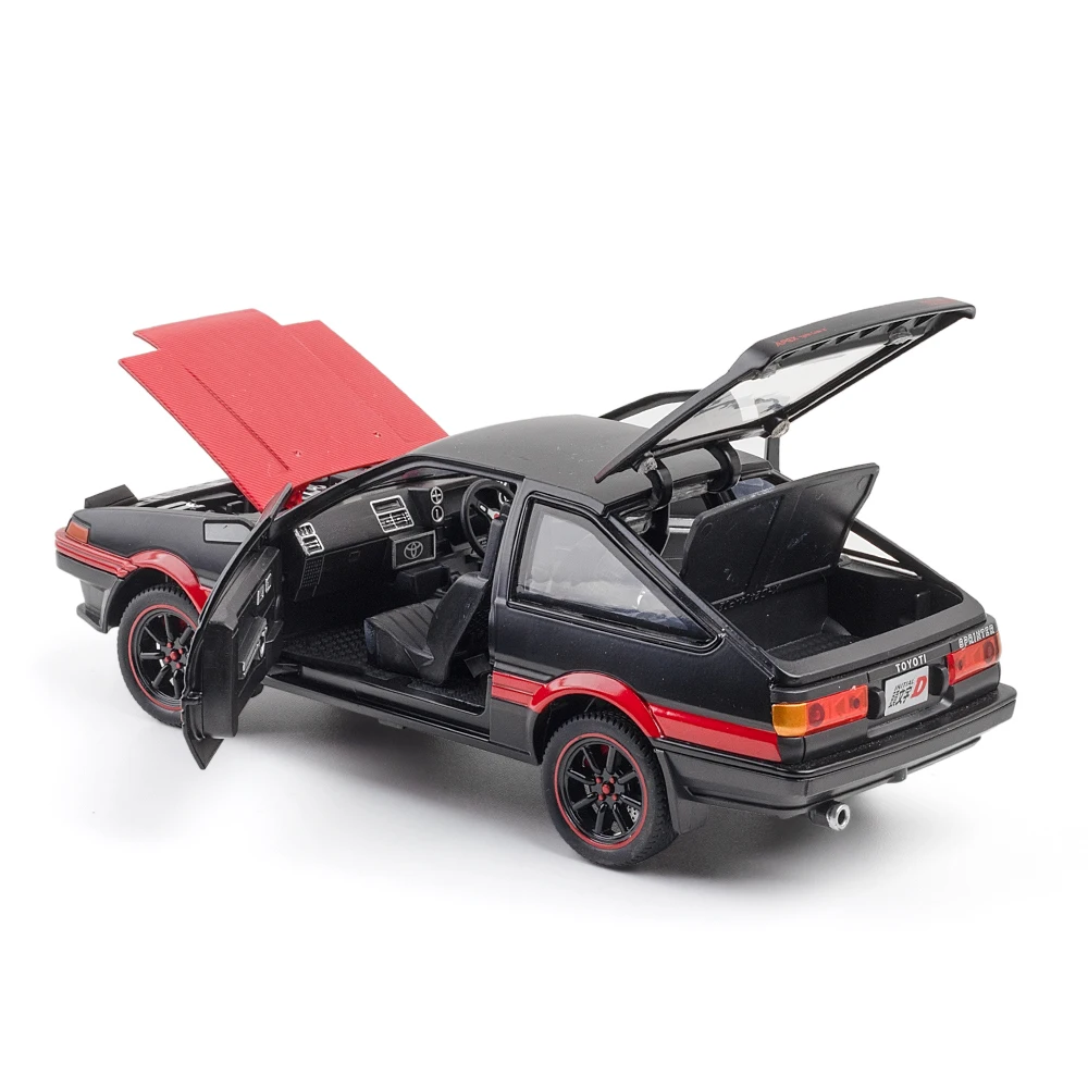 Литая модель автомобиля 1:24 из сплава миниатюрная TOYOTA AE86 превосходное качество