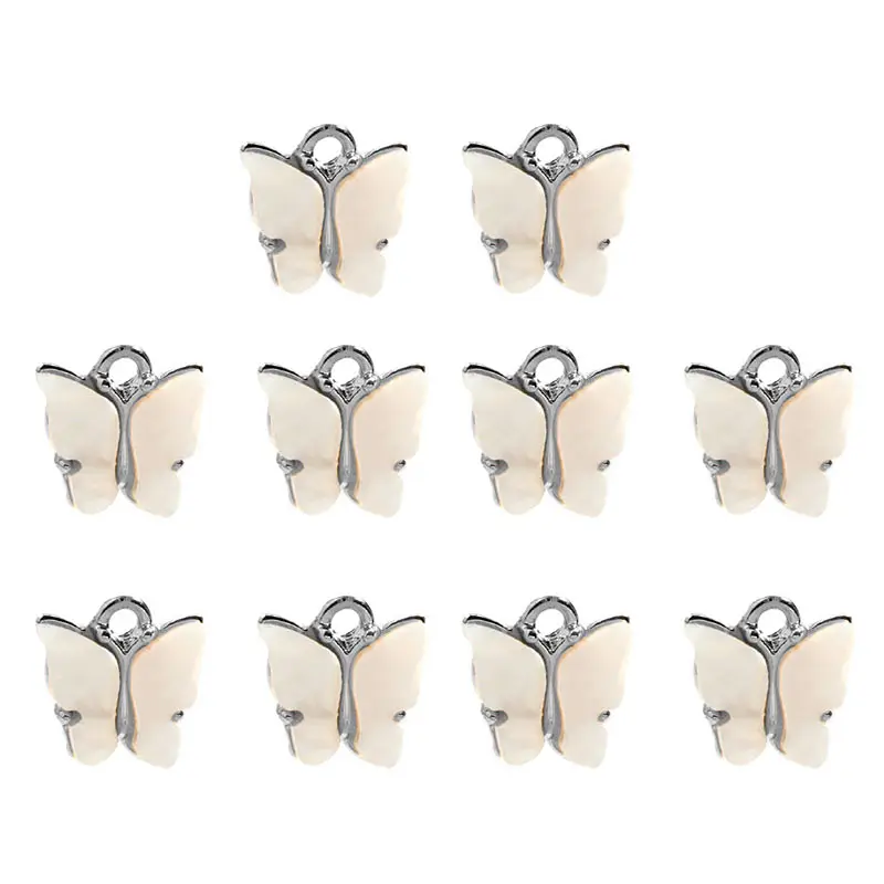 JJFOUCS 10 шт./компл. бабочка мода сделай сам ручная работа 8 видов цветов аксессуары