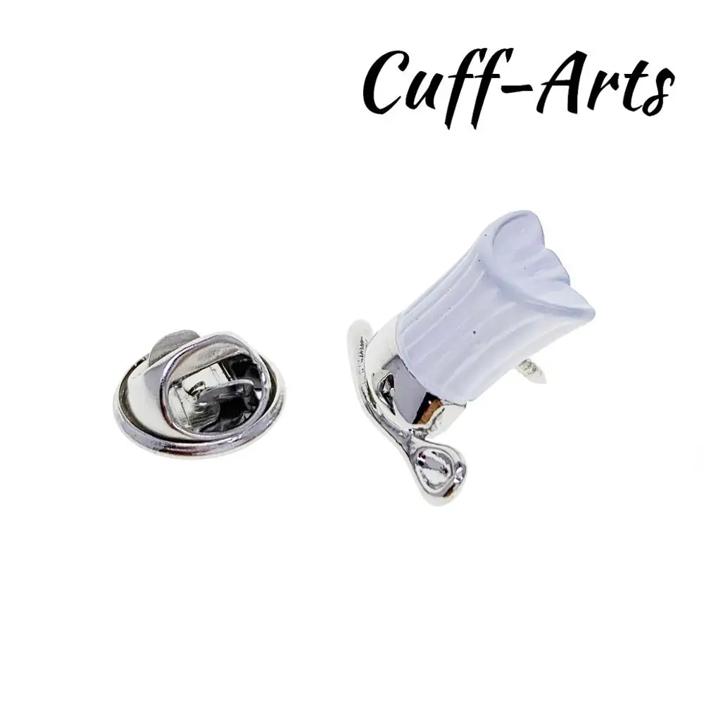 Значки на лацкан для мужчин белая булавка повара модная брошь новая P10403 |