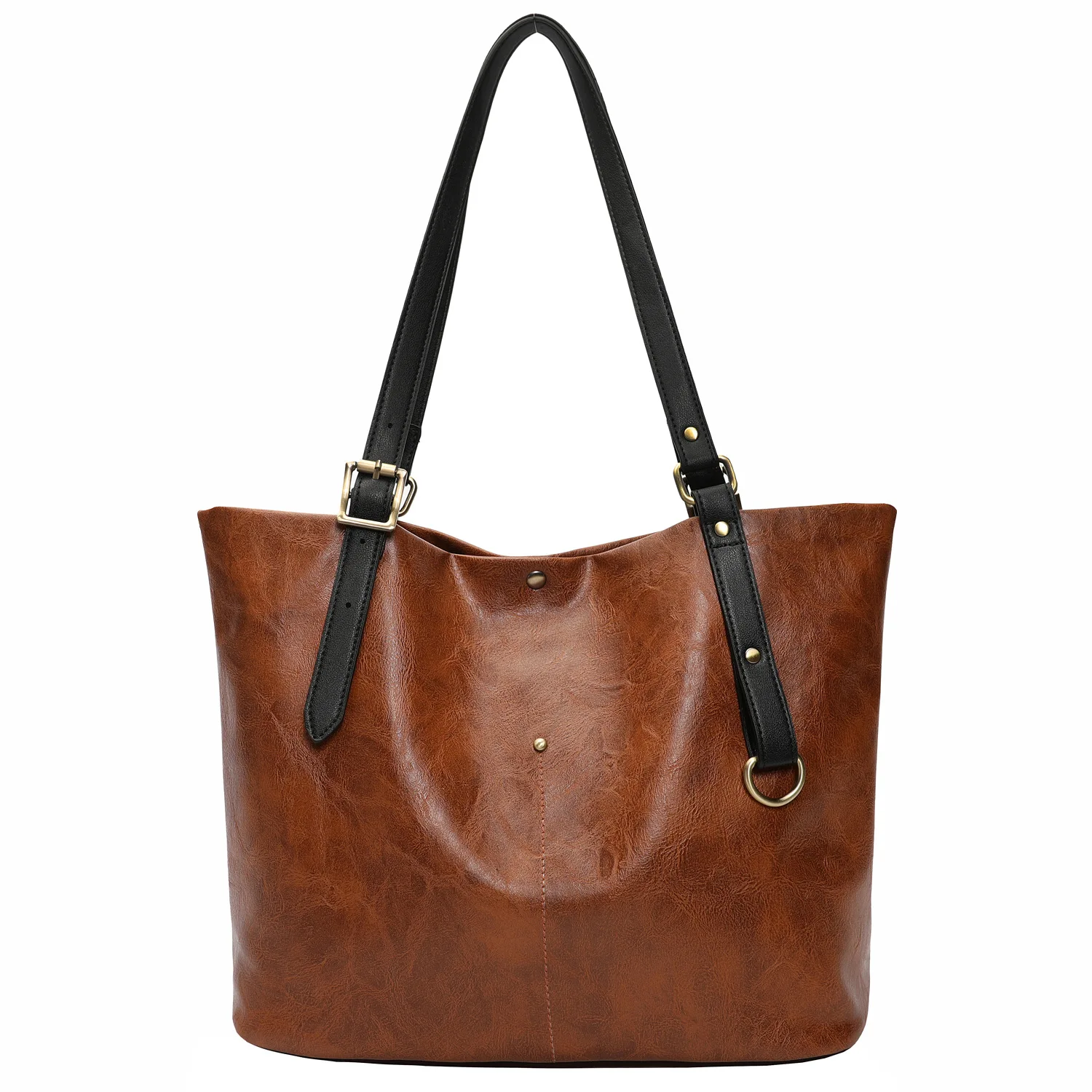 

Women's Bag Cross-Border Special for New European and American Fashion Simple Shoulder Bag Guangzhou Tote Women's Bag