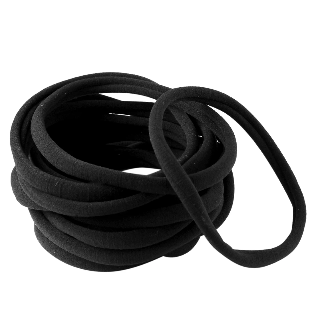 Нейлоновые эластичные повязки для волос 40 шт./лот диаметр 5 8 дюйма одноразмерные