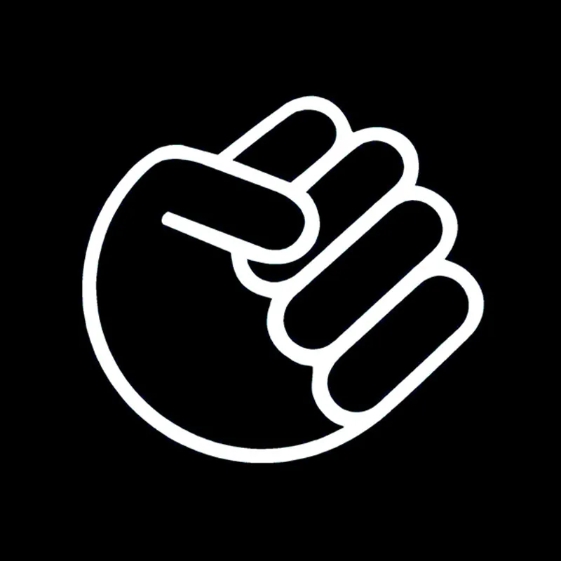 SHOCKER THE FISTER виниловые наклейки для Авто/бампера/окна DIY Декор CT286|Наклейки на
