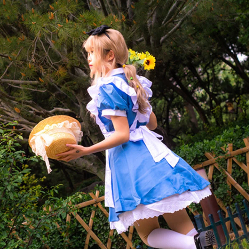 

Women Maid Outfit Lolita Dress Princess Dress Black Pink Cute Japanese Anime Maid Costume Cosplay Maid Dress