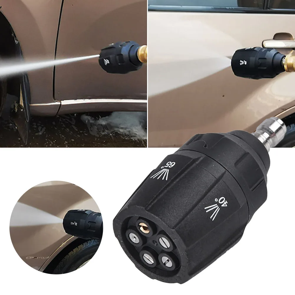 5 In1 сопла высокого Давление 0 15 25 40 65 насадка шт G1/4 Мужской подсоединяемая Realease