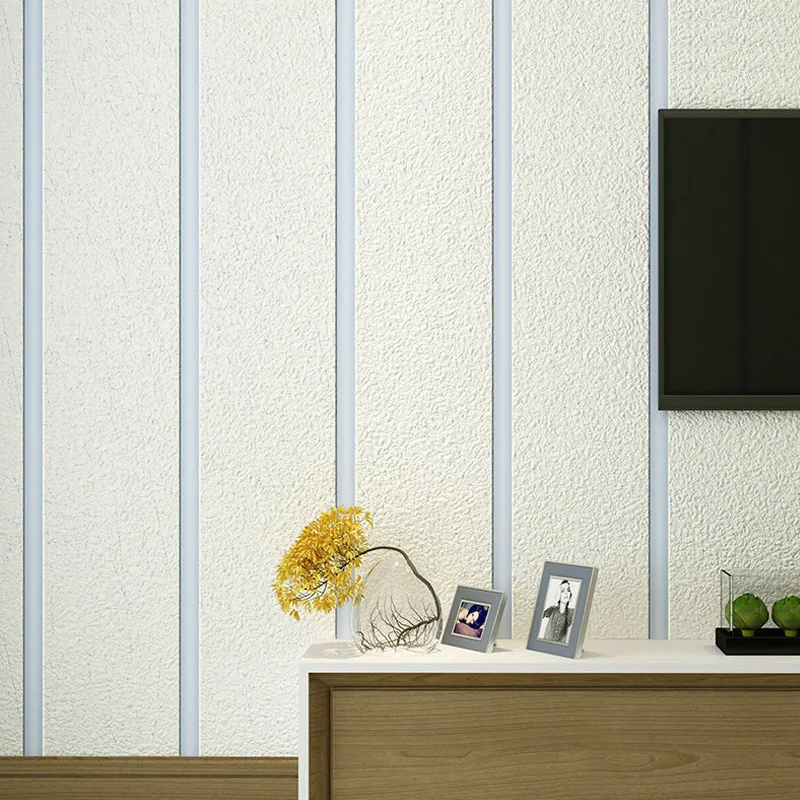 

Modern simple 3D Wallpaper imitation velvet stripe wallpaper non woven fabric bedroom living room background wall wallpaper U67