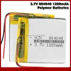 Литий-полимерный аккумулятор 3,7 в, 1200 мАч, литий-полимерный литий-ионный аккумулятор, литий-полимерные аккумуляторы для Светодиодный светильник Ки, MP3, MP4, Bluetooth, микрофон
