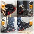 Drop shipping plus rozmiar 36-48 mężczyźni obuwie ochronne z stalowa nasadka na palec moda kobiety buty do pracy trampki przypadkowi buty męskie RXM173