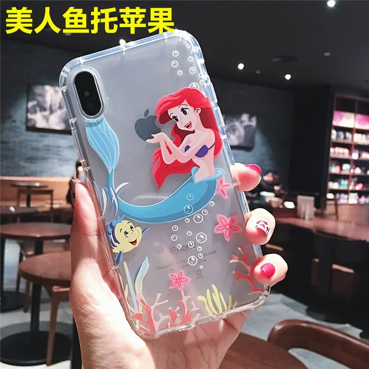 Disney серии с рисунком маленькая русалочка мобильный телефон чехол подходит для
