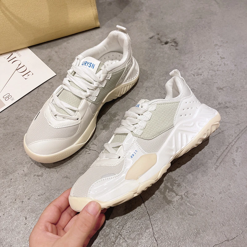 

2021 Spring New Ladies Casual Shoes Fashion Lightweight Sneakers Shoes Breathable Mesh Shoes Outsole Non-slip Running Shoes