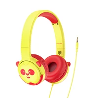 kids earphone universal lightweight foldable headphone over ear corded headset for tablet mobile phones childrens headphones