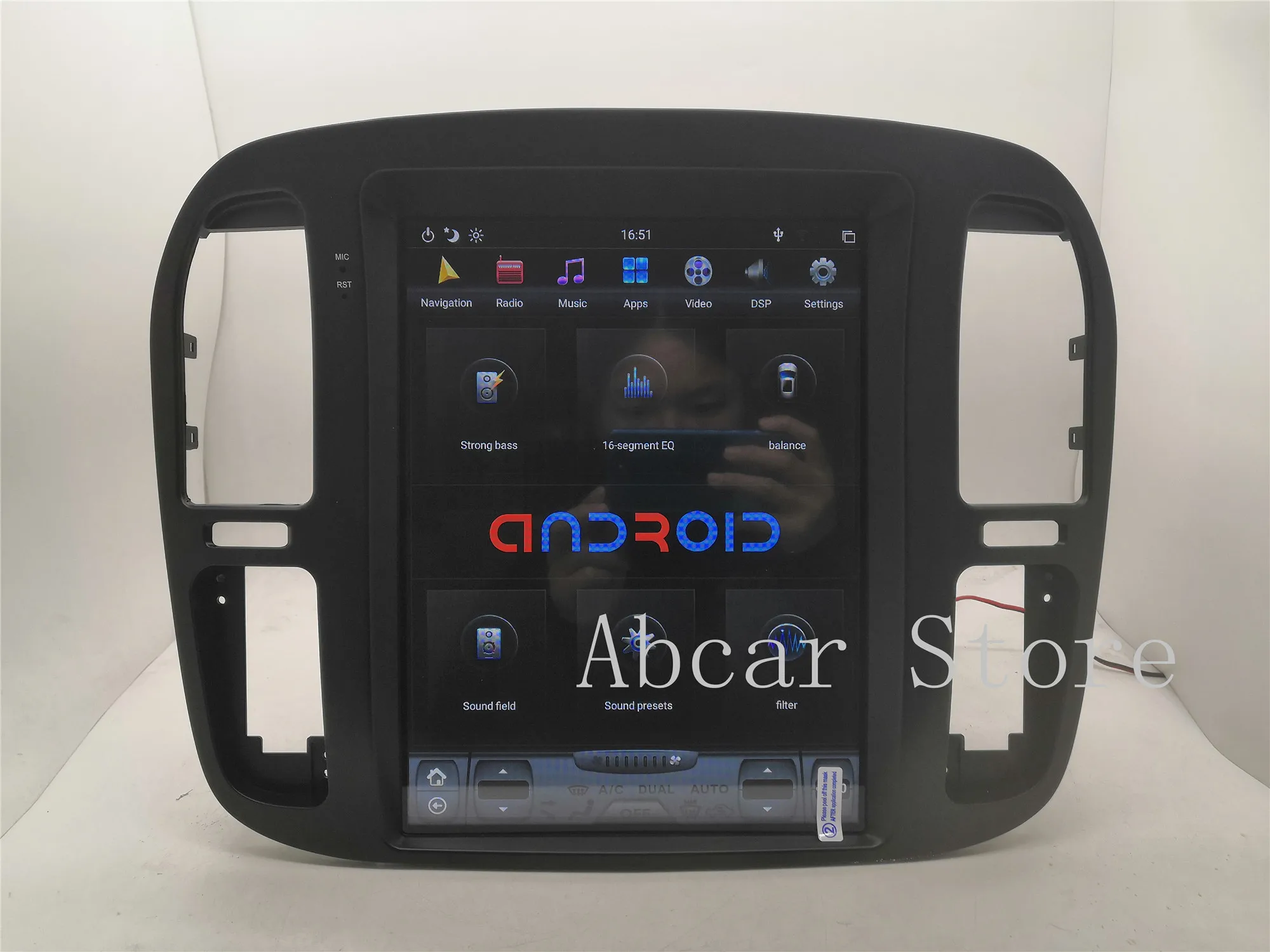 Автомобильный dvd плеер в стиле Tesla Android 9 0 GPS навигация для TOYOTA LAND CRUISER LC100 LEXUS LX470 1999