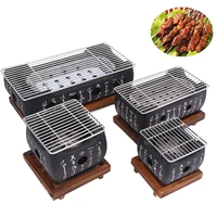 portable japanese bbq grill korean carbon barbecue grills aluminium alloy indoor outdoor bbq stove barbecue tools