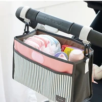 baby stroller bag nappy diaper mummy bag hanging basket storage organizer baby travel feeding bottle bag stroller accessories