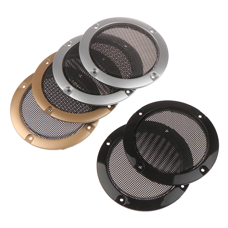 Сетчатый корпус для динамика 2 шт. защитная решетка круглого в пластиковой рамке